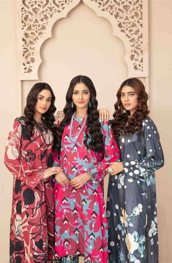 ZAYANA New Stitched Digital Printed Staple 2pcs Collection 2024 Shahid Tawakkal